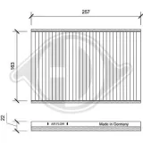 Filter, Innenraumluft DIEDERICHS DCI0145