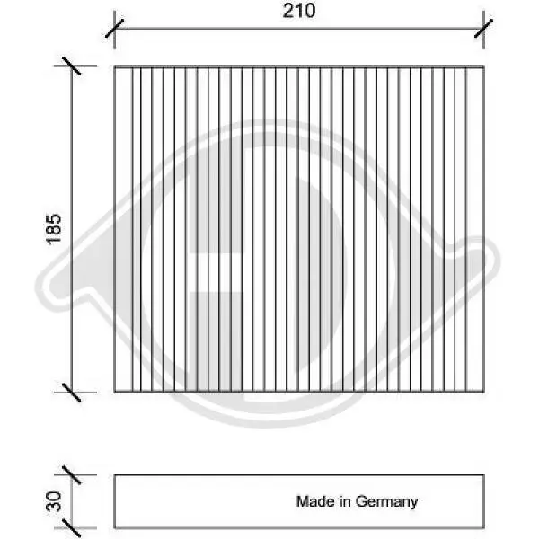 Filter, Innenraumluft DIEDERICHS DCI0146