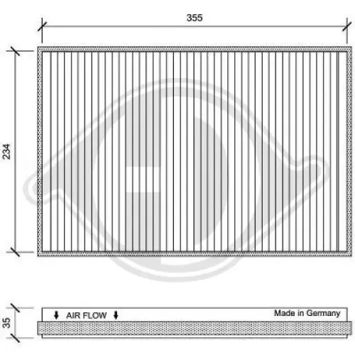 Kühler, Motorkühlung DIEDERICHS DCM1984 Bild Kühler, Motorkühlung DIEDERICHS DCM1984