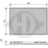 Filter, Innenraumluft DIEDERICHS DCI0161