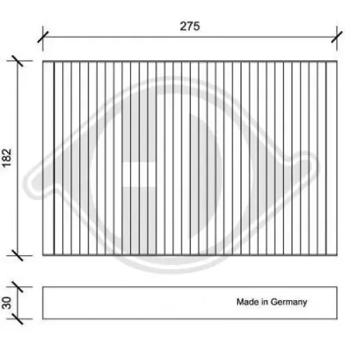 Filter, Innenraumluft DIEDERICHS DCI0168 Bild Filter, Innenraumluft DIEDERICHS DCI0168