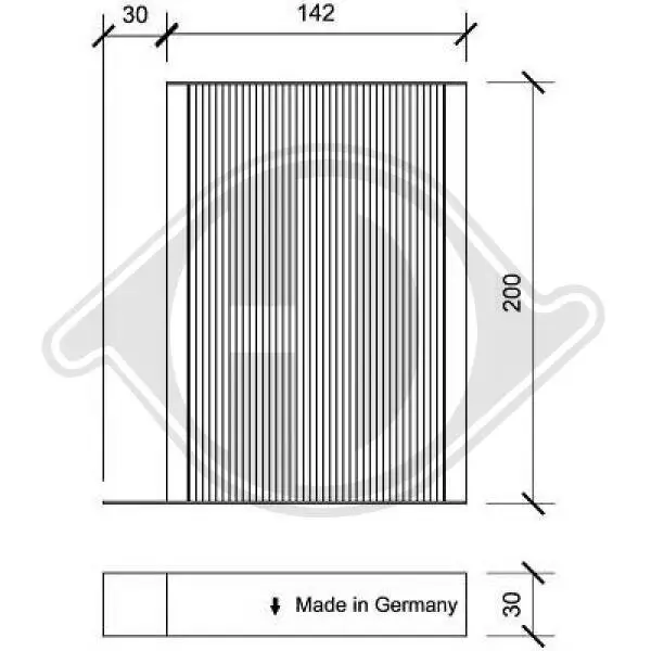 Filter, Innenraumluft DIEDERICHS DCI0176