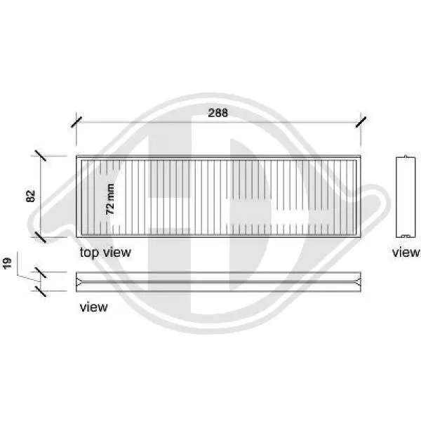 Filter, Innenraumluft DIEDERICHS DCI0189S