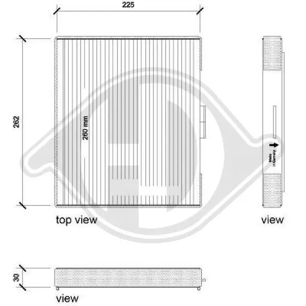 Filter, Innenraumluft DIEDERICHS DCI0216