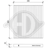 Filter, Innenraumluft DIEDERICHS DCI0232