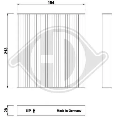 Kühler, Motorkühlung DIEDERICHS DCM2195 Bild Kühler, Motorkühlung DIEDERICHS DCM2195
