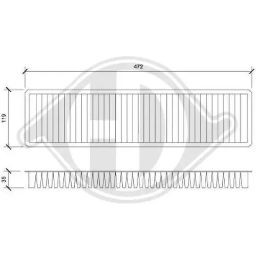 Kühler, Motorkühlung DIEDERICHS DCM2230 Bild Kühler, Motorkühlung DIEDERICHS DCM2230