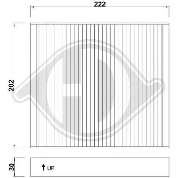 Filter, Innenraumluft DIEDERICHS DCI1064