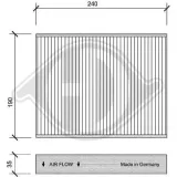 Filter, Innenraumluft DIEDERICHS DCI1074