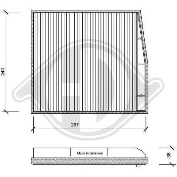 Filter, Innenraumluft DIEDERICHS DCI1078