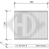 Filter, Innenraumluft DIEDERICHS DCI1108