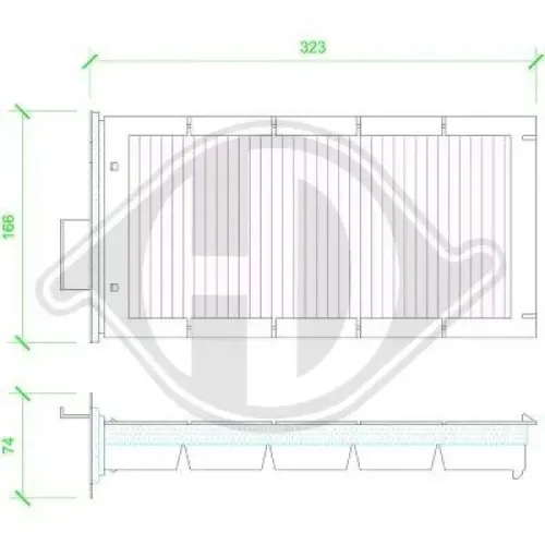 Filter, Innenraumluft DIEDERICHS DCI1114 Bild Filter, Innenraumluft DIEDERICHS DCI1114
