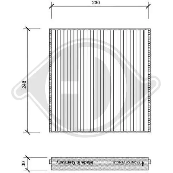 Filter, Innenraumluft DIEDERICHS DCI1121