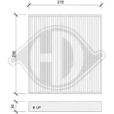Filter, Innenraumluft DIEDERICHS DCI1139