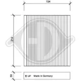 Filter, Innenraumluft DIEDERICHS DCI1143