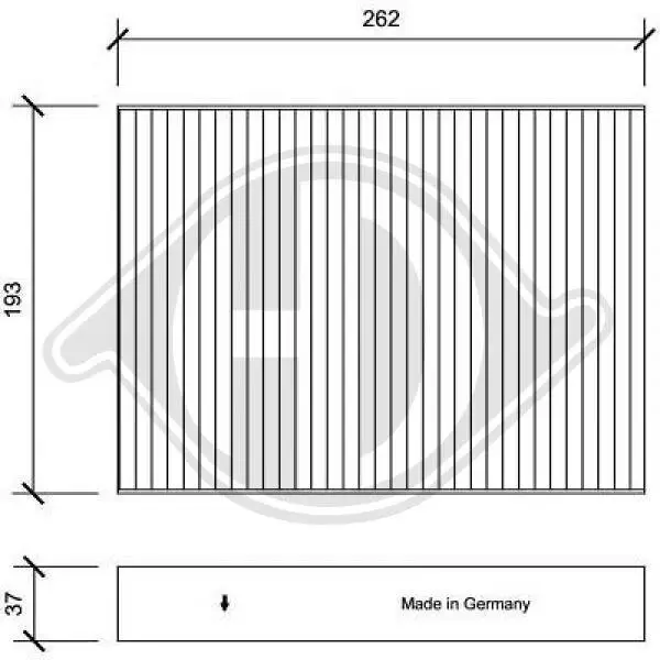 Filter, Innenraumluft DIEDERICHS DCI1193