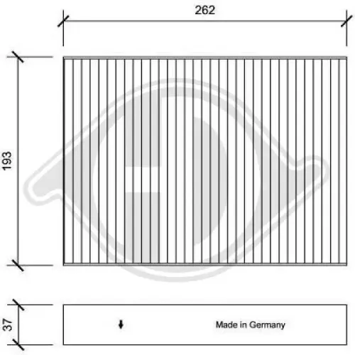 Kühler, Motorkühlung DIEDERICHS DCM2546 Bild Kühler, Motorkühlung DIEDERICHS DCM2546