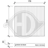 Filter, Innenraumluft DIEDERICHS DCI1224