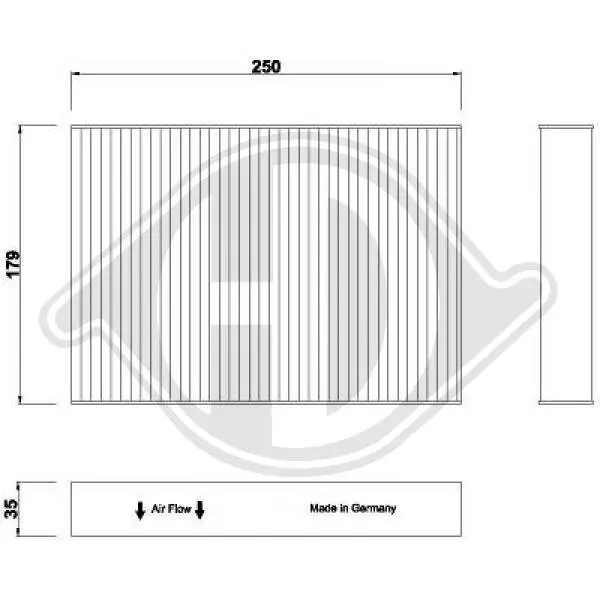 Filter, Innenraumluft DIEDERICHS DCI1270