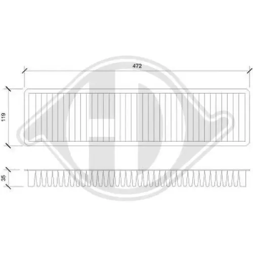 Filter, Innenraumluft DIEDERICHS DCI1804 Bild Filter, Innenraumluft DIEDERICHS DCI1804