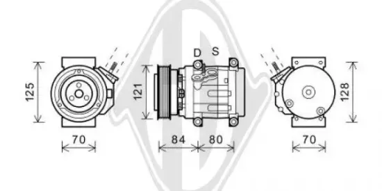 Kühler, Motorkühlung DIEDERICHS DCM2674 Bild Kühler, Motorkühlung DIEDERICHS DCM2674