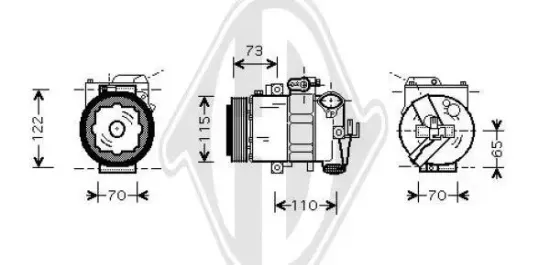 Kühler, Motorkühlung DIEDERICHS DCM2796 Bild Kühler, Motorkühlung DIEDERICHS DCM2796