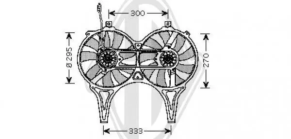 Lüfter, Klimakondensator DIEDERICHS DCL1017