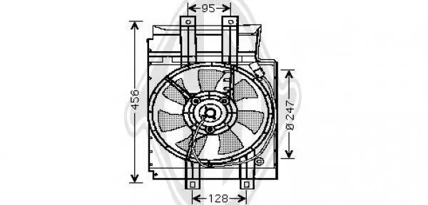 Lüfter, Klimakondensator DIEDERICHS DCL1018