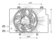 Lüfter, Motorkühlung DIEDERICHS DCL1110