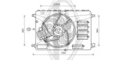 Lüfter, Motorkühlung DIEDERICHS DCL1125