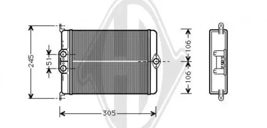 Kühler, Motorkühlung DIEDERICHS DCM3283 Bild Kühler, Motorkühlung DIEDERICHS DCM3283