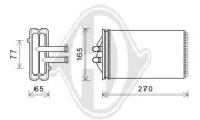 Wärmetauscher, Innenraumheizung DIEDERICHS DCM1272