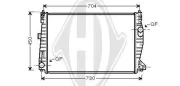 Kühler, Motorkühlung DIEDERICHS DCM1358