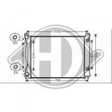 Kühler, Motorkühlung DIEDERICHS DCM1480