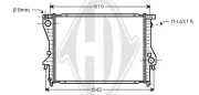 Kühler, Motorkühlung DIEDERICHS DCM1554