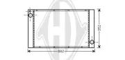 Kühler, Motorkühlung DIEDERICHS DCM1582