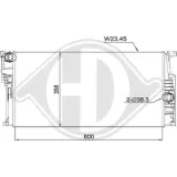 Kühler, Motorkühlung DIEDERICHS DCM1604