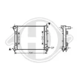 Kühler, Motorkühlung DIEDERICHS DCM2002