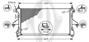 Kühler, Motorkühlung DIEDERICHS DCM2004
