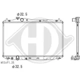 Kühler, Motorkühlung DIEDERICHS DCM2202