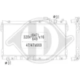 Kühler, Motorkühlung DIEDERICHS DCM2230