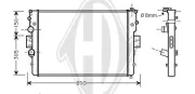 Kühler, Motorkühlung DIEDERICHS DCM2301
