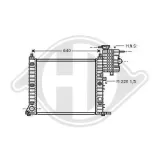 Kühler, Motorkühlung DIEDERICHS DCM2368