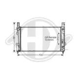 Kühler, Motorkühlung DIEDERICHS DCM2415