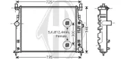 Kühler, Motorkühlung DIEDERICHS DCM2424