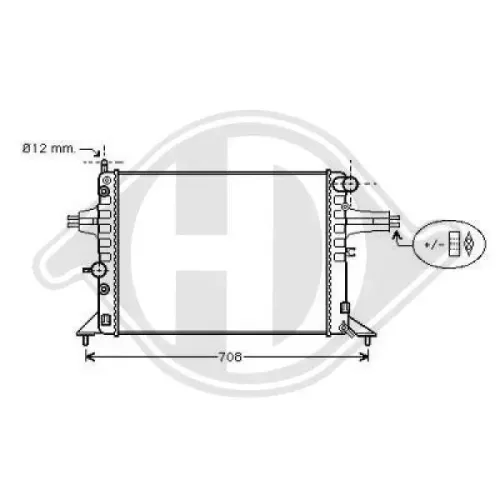Kühler, Motorkühlung DIEDERICHS DCM3991 Bild Kühler, Motorkühlung DIEDERICHS DCM3991