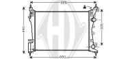 Kühler, Motorkühlung DIEDERICHS DCM2671