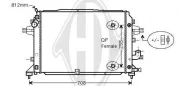 Kühler, Motorkühlung DIEDERICHS DCM2683