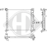 Kühler, Motorkühlung DIEDERICHS DCM2706
