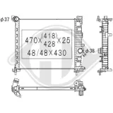 Kühler, Motorkühlung DIEDERICHS DCM2707